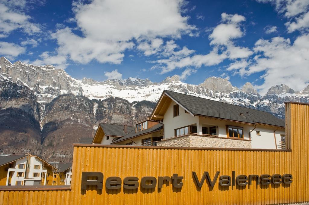 Resort Walensee Appartements Unterterzen Exteriör bild